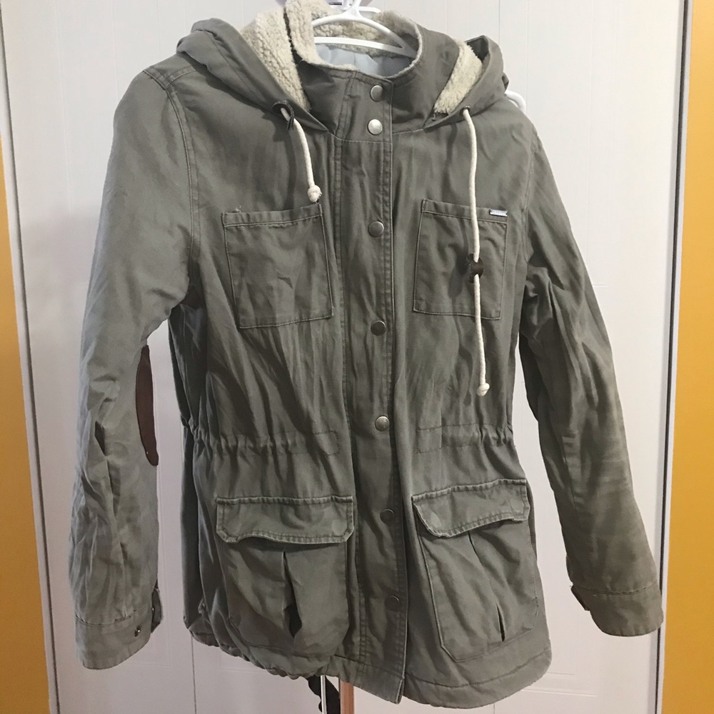 Olive coat